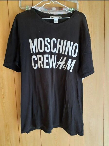 他で交渉中!MOSCHINO H&M コラボ Tシャツ Lサイズ モスキーノ