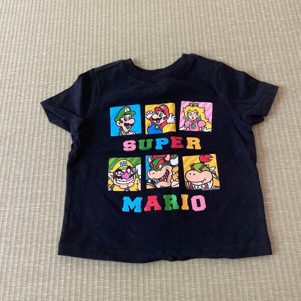 【美品】OLD NAVY スーパーマリオ Tシャツ 12-18M