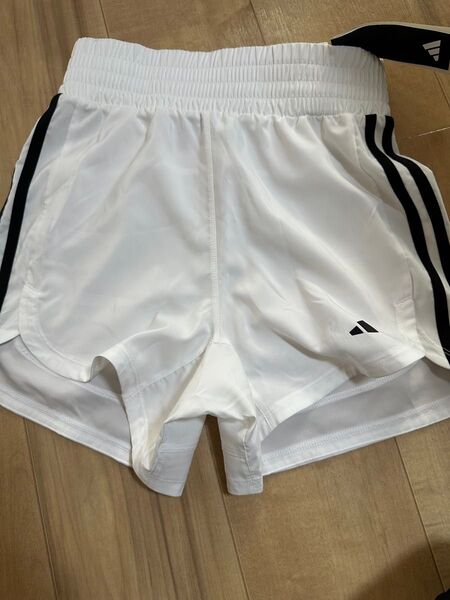adidas ショートパンツ S 新品 未使用 ホワイト 白