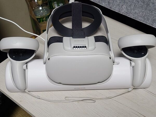 Oculus Meta Quest2 128GB+Anker 充電スタンド+BOBOVRフィットネスキット