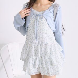 フリルキャミワンピースとボレロのセット