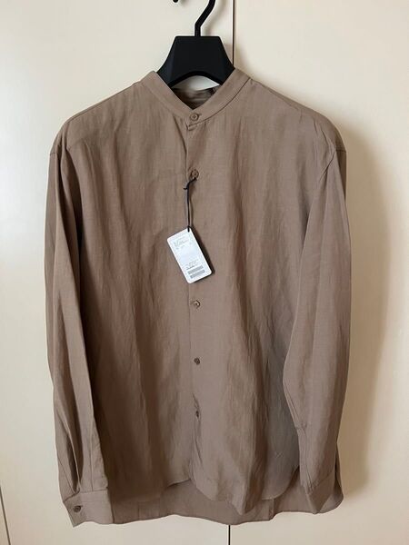 JOHN SMEDLEY Isis ジョンスメドレー 長袖シャツ 麻 3 L ベージュ 新品未使用