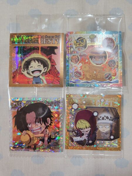 にふぉるめーしょん ワンピース大海賊シールウエハースLOG.11 エース ルフィ ゴーイングメリー号 コラソン&ロー