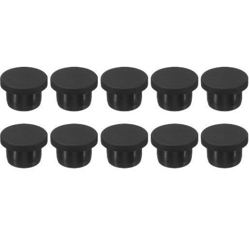 ゴム栓 シリコーンゴム 15mm ストッパー 黒色 10個 耐熱
