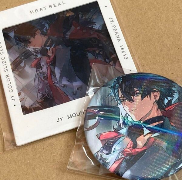 【新品未開封】原神 リオセスリ ポラロイド 缶バッジ