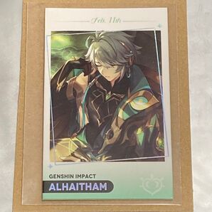 【新品未使用】原神 正規品 特典 アルハイゼン メガコーヒー フォトカード
