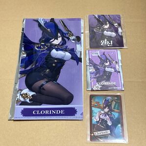 【新品未使用】原神 正規品 クロリンデ フォトカード チケットファイル