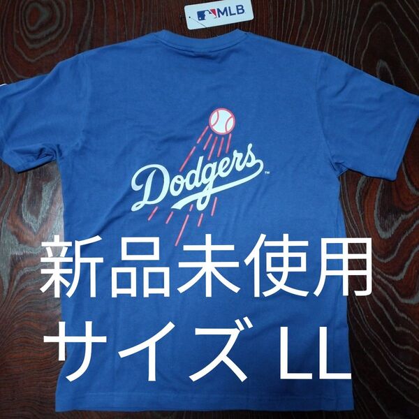 新品未使用 タグ付き MLB ロサンゼルスドジャース Tシャツ 半袖 LLサイズ 大谷翔平選手 山本由伸選手 佐々木朗希選手所属