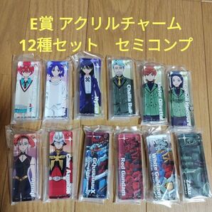 一番くじ 機動戦士Gundam ジークアクス E賞 アクリルチャーム 12種セット セミコンプ
