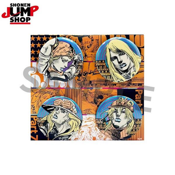 ジョジョ ジョジョの奇妙な冒険 中国 中国限定 海外限定 グッズ ジャンプ ジャンプショップ JUMPSHOP 缶バッジ 7部