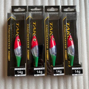 シマノ タコマスター フラッシュブースト QT-R80X 14g 4個セット