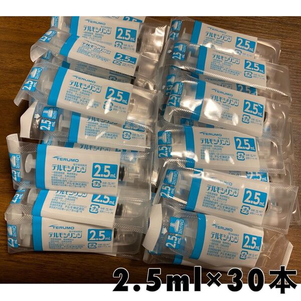TERUMO テルモ シリンジ 2.5mL×30本 ペット 小動物