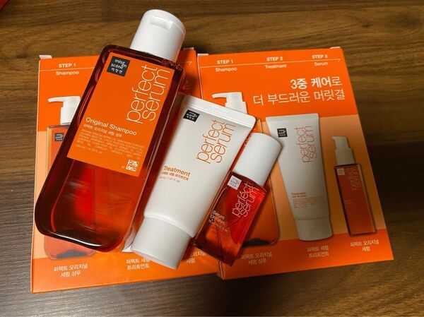 ミジャンセン パーフェクトセラムオリジナルシャンプー140ml&トリートメント30ml&オリジナルセラム15ml×2セット