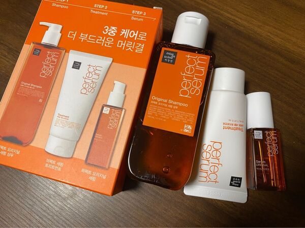 ミジャンセン パーフェクトセラムオリジナルシャンプー140ml&トリートメント30ml&オリジナルセラム15ml
