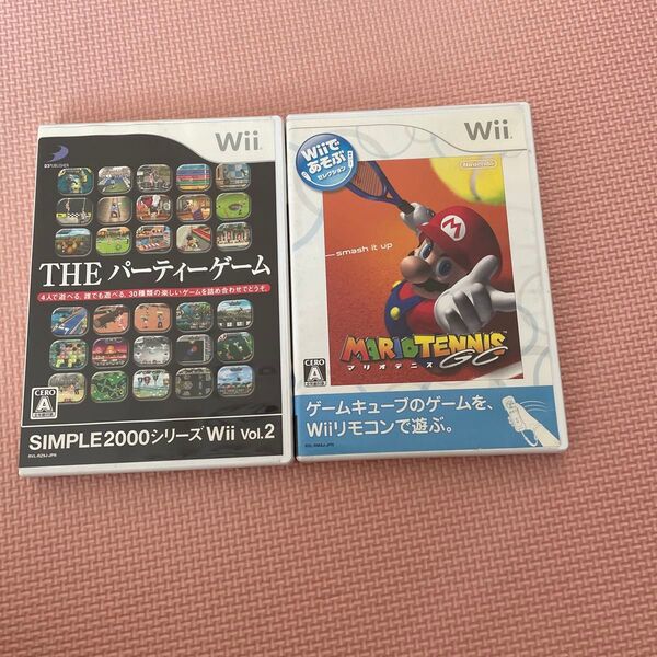 【Wii】 SIMPLE 2000シリーズWii Vol.2 THEパーティーゲーム 【Wii】 Wiiであそぶ マリオテニス
