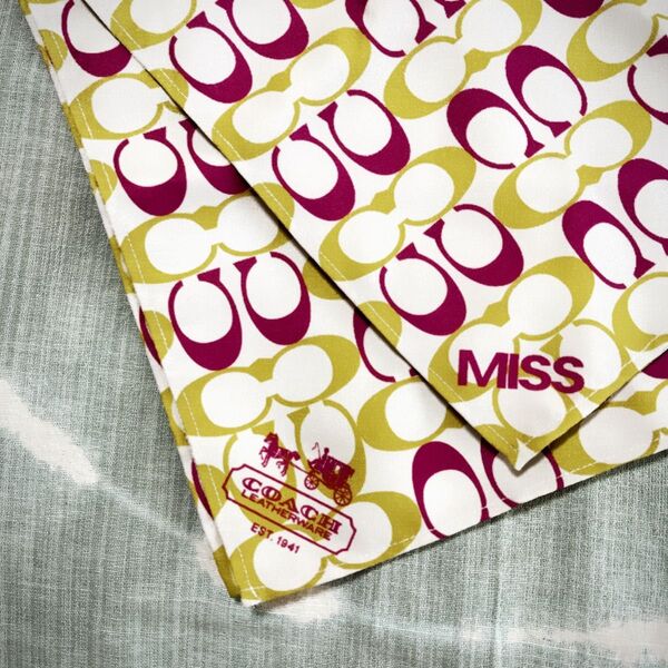 【未使用】COACH 風呂敷 MISS付録