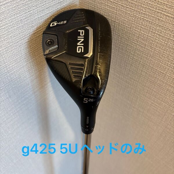 ピン G425 ユーティリティ 5U 26°ヘッドのみ PING G425