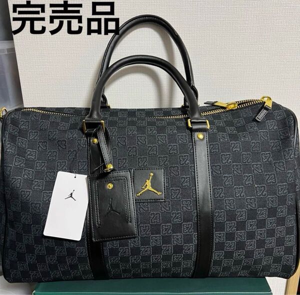JORDAN BRAND MONOGRAM DUFFLE BAG BLACK 23HO-S
