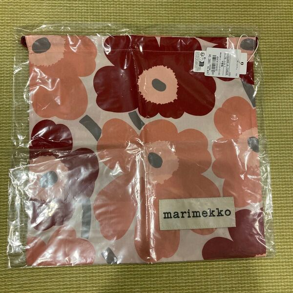 新品未使用 marimekko マリメッコ 巾着 ウニッコ アジア限定