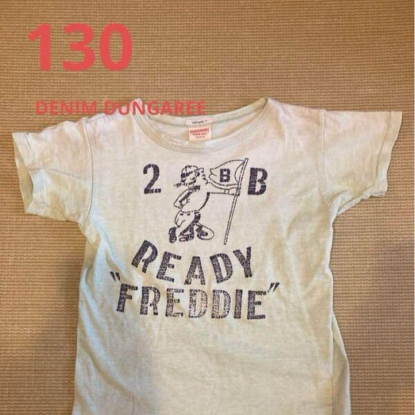 DENIM DUNGAREE 男の子半袖Tシャツ 130 デニムアンドダンガリー デニムアンドダンガリー