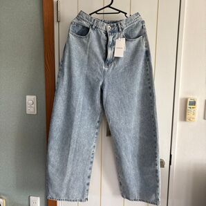 レプシム デニムパンツ デニム ゆったり L タグ付き