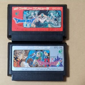 まとめ売り ドラクエ 2本セット 歪みあり ドラゴンクエスト そして伝説へ… 導かれし者たち ファミコン レトロゲーム FC