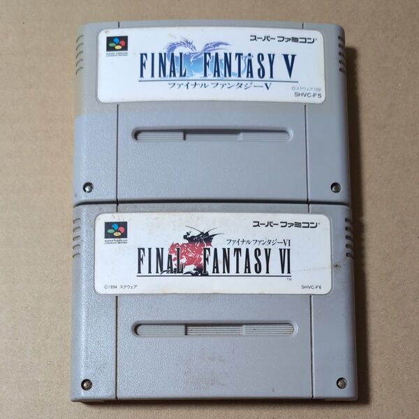 まとめ売り 2本セット スクウェア ファイナルファンタジー SFC スーパーファミコン レトロゲーム FF