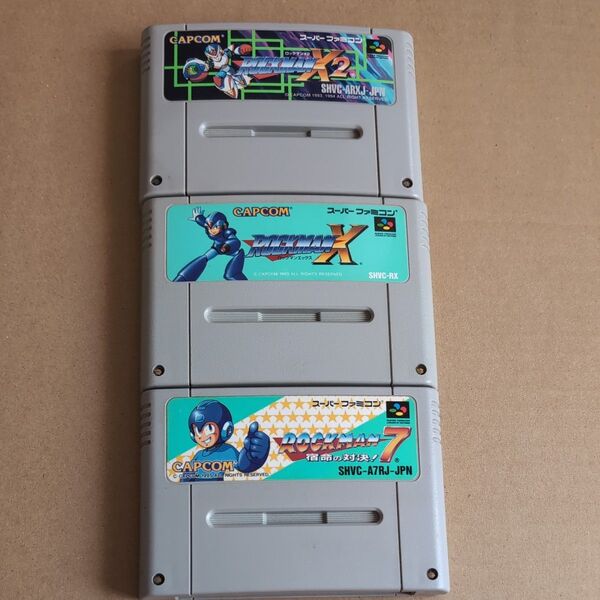 まとめ売り 3本セット ロックマンX2 ロックマンX ロックマン7 スーパーファミコン SFC CAPCOM カプコン