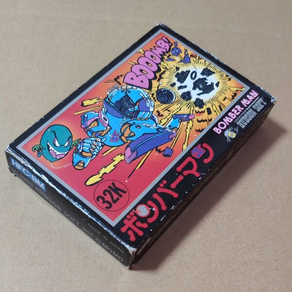 箱説あり ボンバーマン ハドソン ファミコン