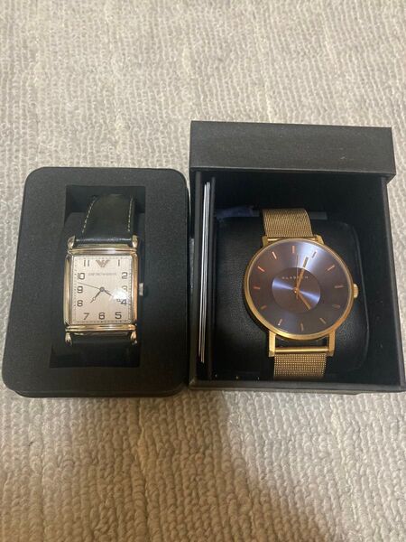 腕時計 2個セット EMPORIO ARMANI KLASSE14