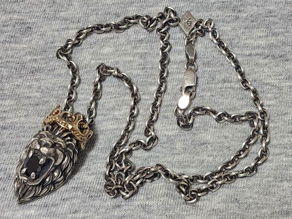 ライオンハート LION HEART ネックレス シルバー925 中古品