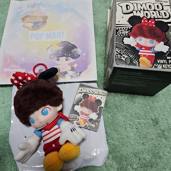 DIMOO WORLD × DISNEY ぬいぐるみ チェーン ミニー おまけ付