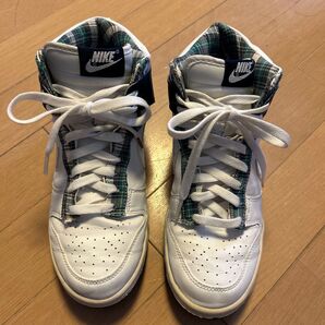 NIKE DUNK HIGH ダンク ハイカット スニーカー ホワイト グリーン