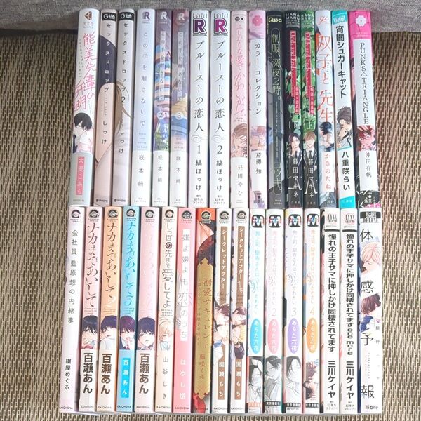33冊まとめ売り■能美先輩の弁明■鬼上司獄寺さんは暴かれたい■ナカまであいして■双子と先生●あらた六花●百瀬あん●沖田有帆 他