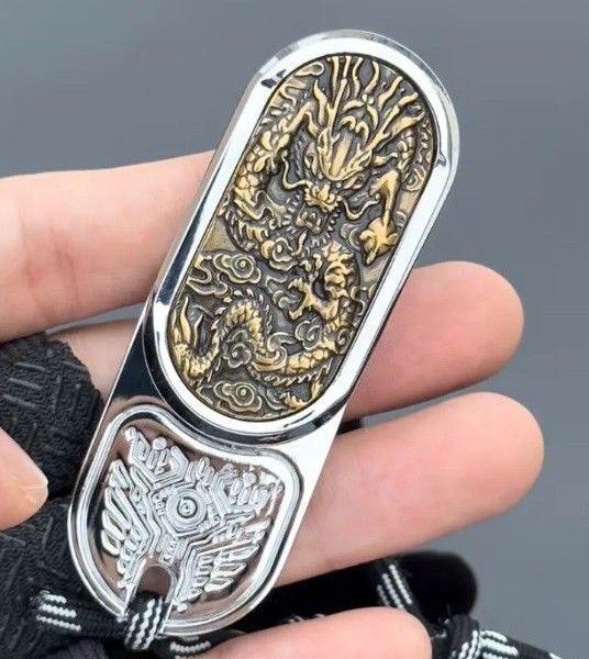 激レア フィジェットトイ スライダー ドラゴン EDC 金属 fidgettoy