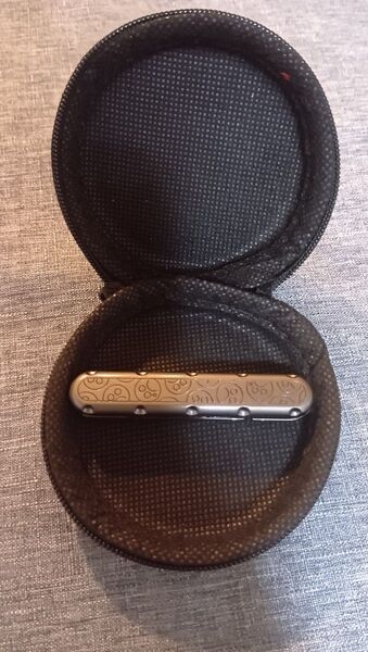 フィジェットスライダー シルバー EDC ストレス解消 回転バー 新品未使用トイ
