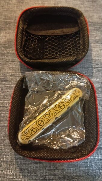 フィジェットスライダー ゴールド EDC ストレス解消 回転バー 新品未使用トイ