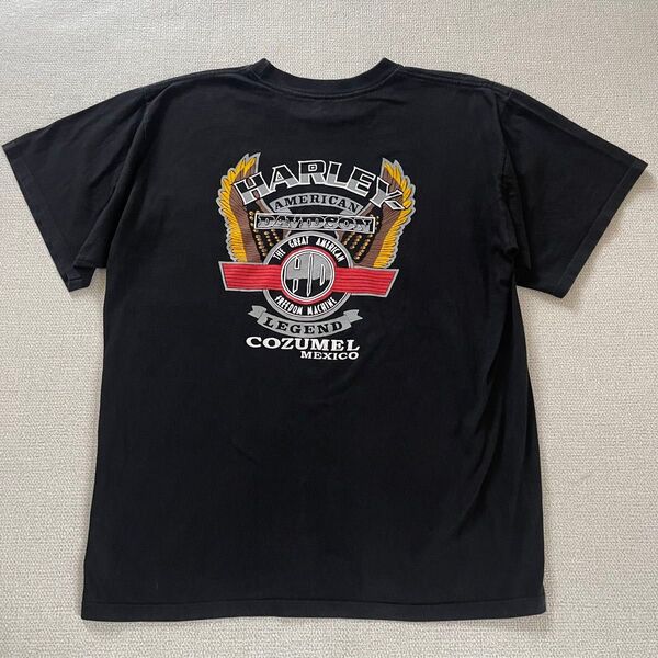 【VINTAGE】90's HARLEY-DAVIDSON 両面プリントTシャツ L
