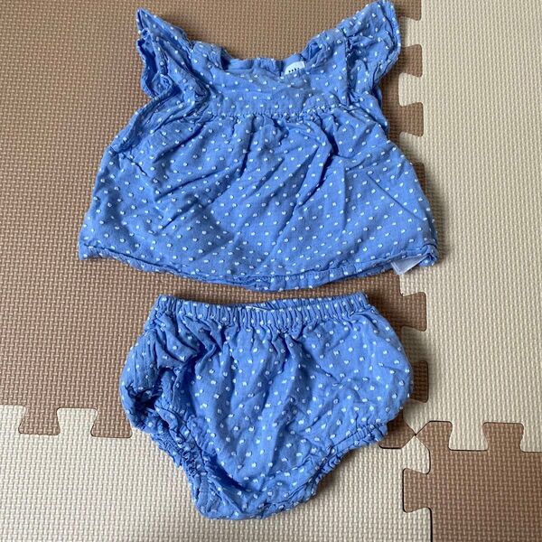 子供服 セットアップ 女の子 半袖 ベビー服 夏服 baby GAP