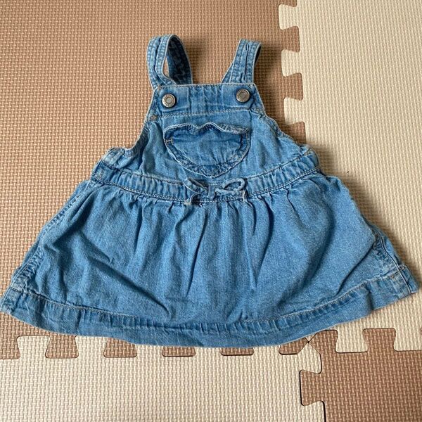 デニム ワンピース ベビー服 女の子 子供服 baby GAP