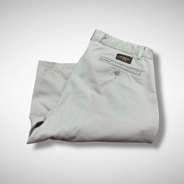 CKカルバンクラインcalvin klein khakisツータックハーフパンツ チノパン ベージュ