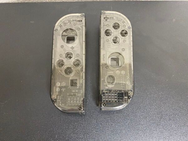 ニンテンドースイッチ ジョイコン ハウジング LR ブラッククリア スケルトン