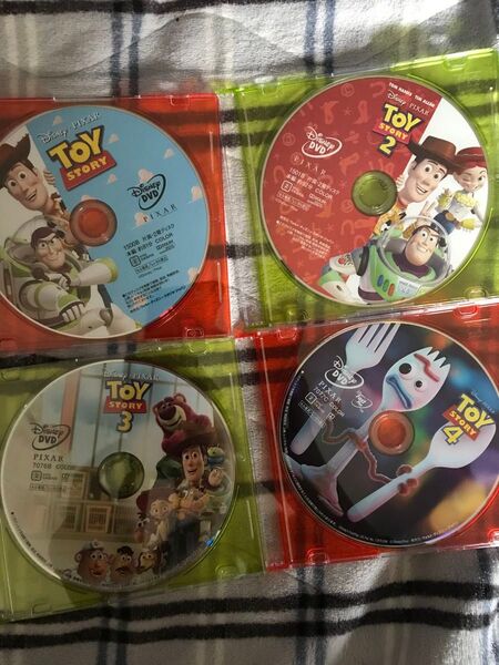 【美品】トイストーリー 4作品 MovieNEX DVDのみ