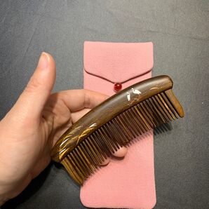 譚木匠 TANMUJIANG 蒹葭 くし ヘアブラシ 木製 つげ櫛