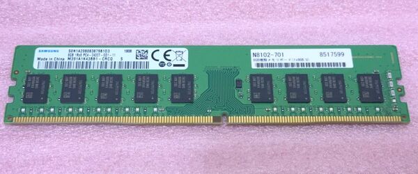 Samsung M391A1K43BB1-CRCQ■PC4-19200/DDR4-2400 ECC UDIMM 8GB