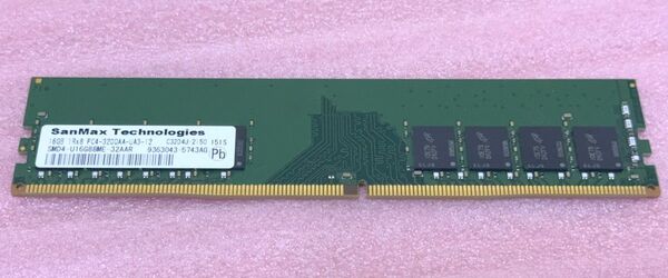 SanMax SMD4-U16G88ME-32AAR■PC4-25600/DDR4-3200 DDR4 UDIMM 16GB