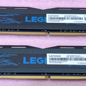Lenovo LMKU8G68AHFHD-32A 2枚◆PC4-25600/DDR4-3200 UDIMM 16GB@8GB