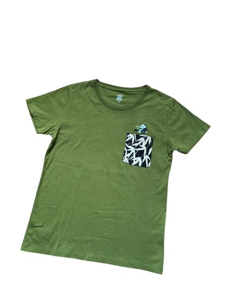 美品 デザインティーシャツストアグラニフ Tシャツ パンダ刺繍
