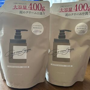 cocone クレイクリームシャンプー(モイスト/スムース/リペア)詰め替え 400g×2個セット