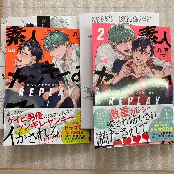 八百 素人ヤンキー♂危機一発 REPLAY 1,2巻